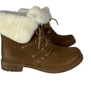 Bernie Mev Thunder leather boot in cognac size 41